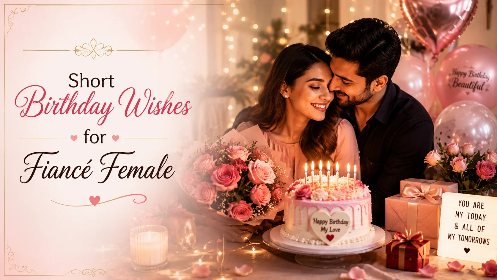 short birthday wishes for fiancé female