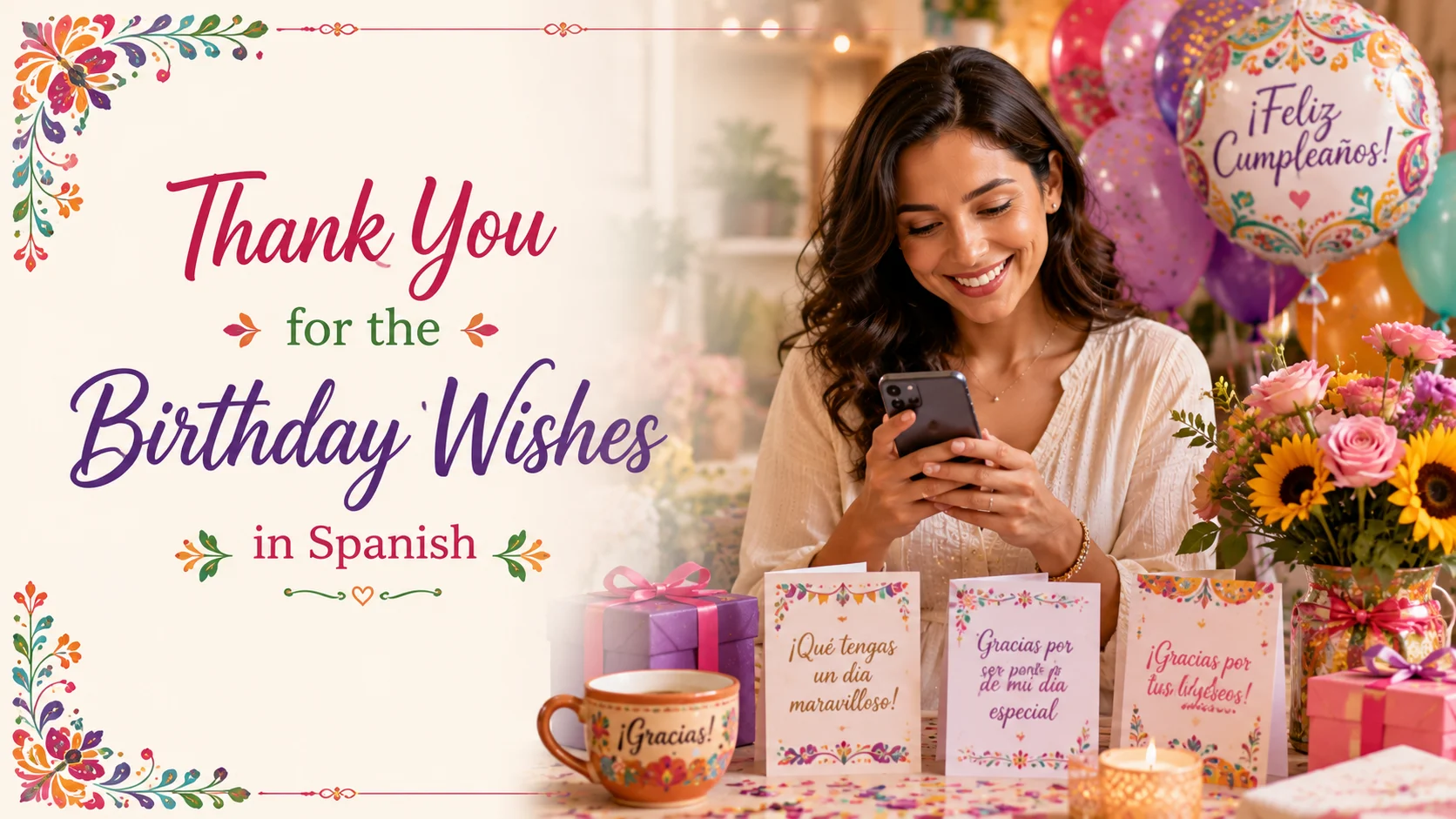 thank you for the birthday wishes in spanish