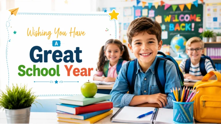 wishing have a great school year