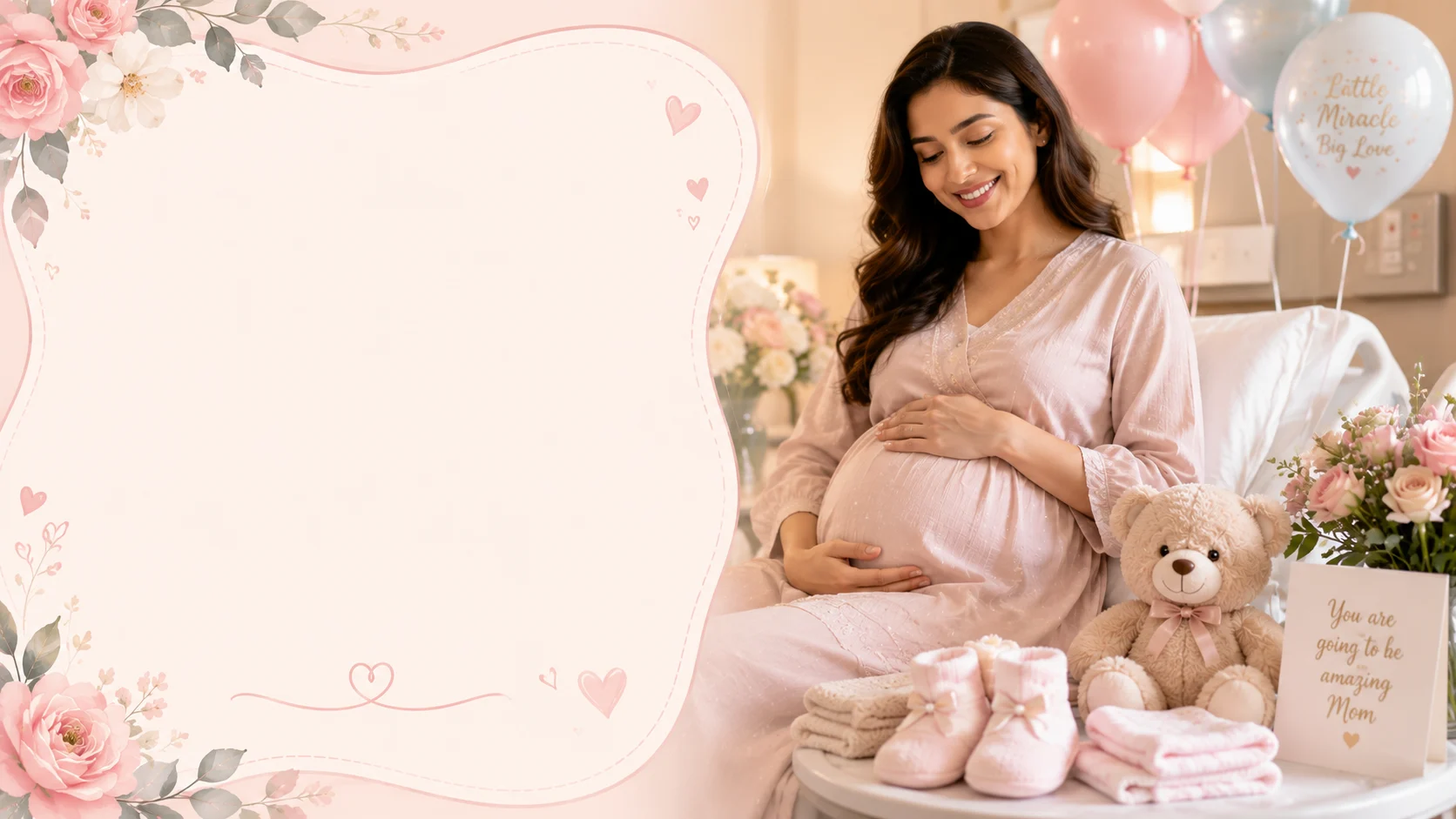 wishing you a safe delivery and healthy baby