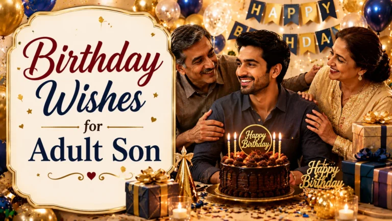 birthday wishes for adult son