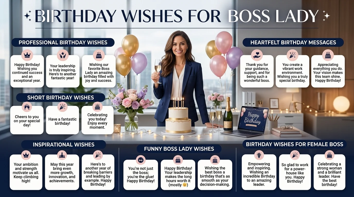 birthday wishes for boss lady