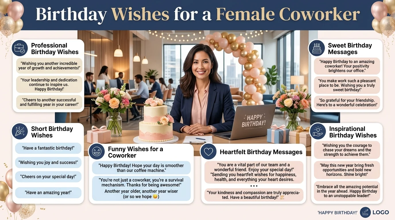 birthday wishes for coworker female