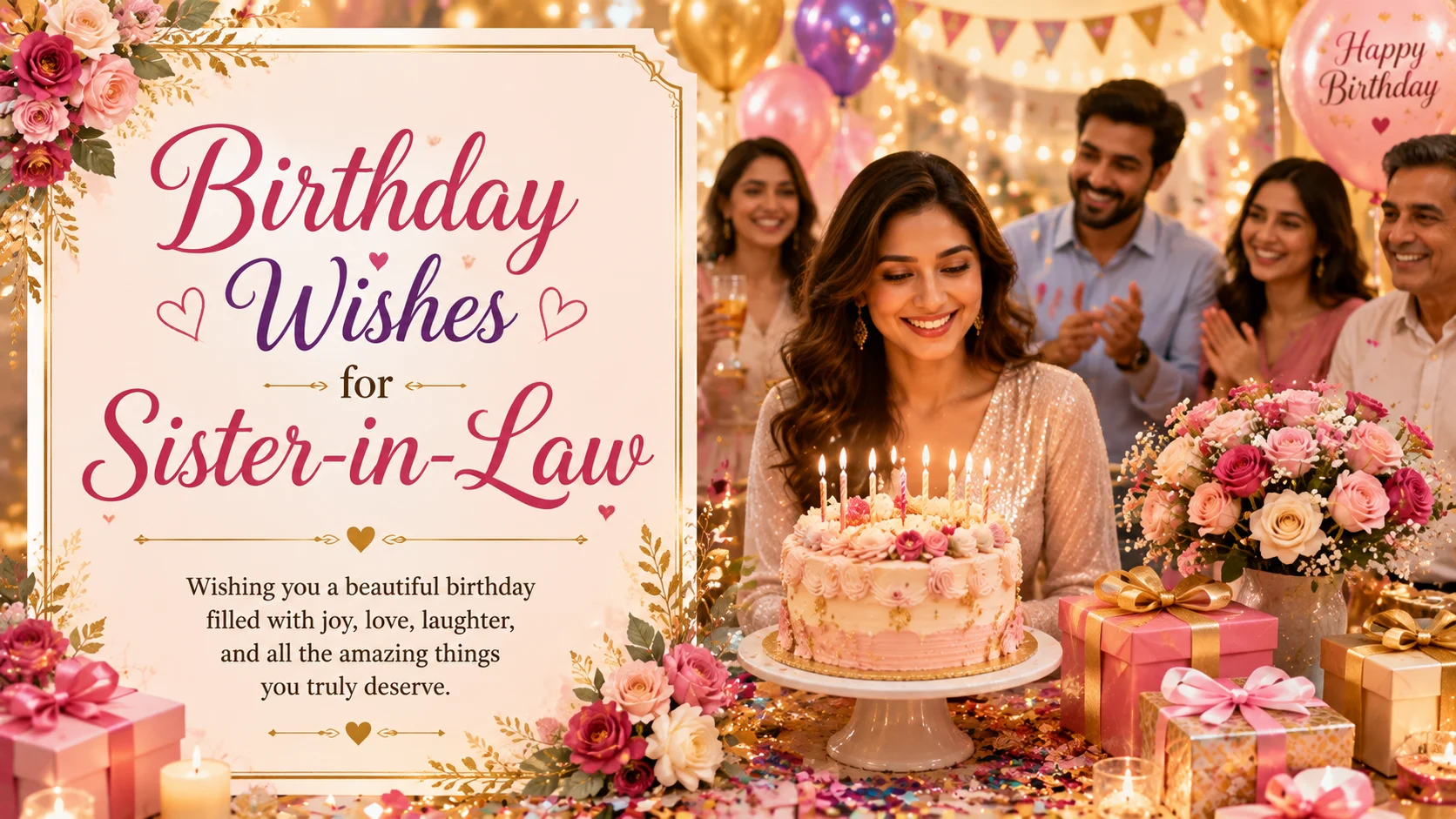 birthday wishes for sister in law