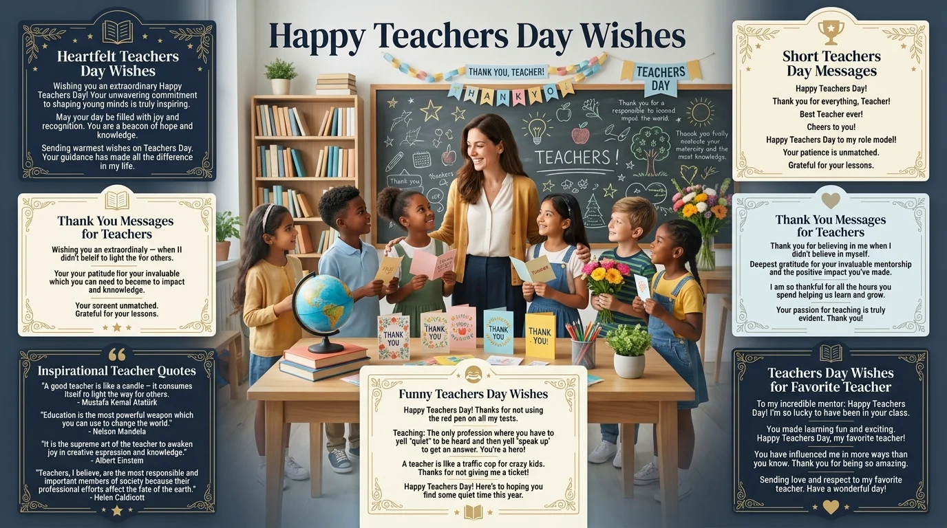 happy teachers day wishes