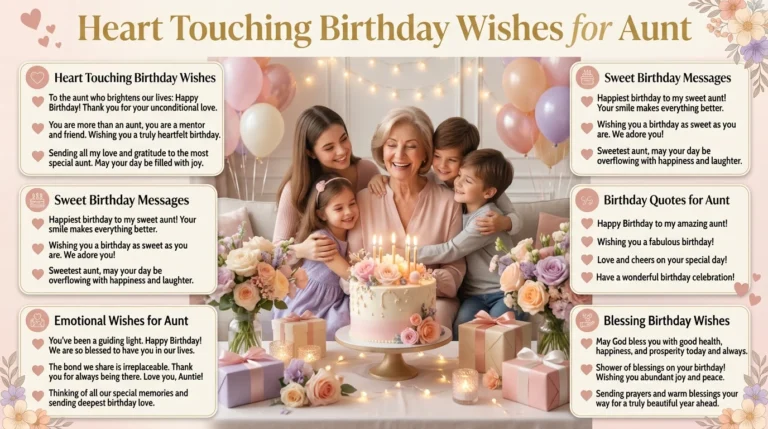 heart touching birthday wishes for aunt