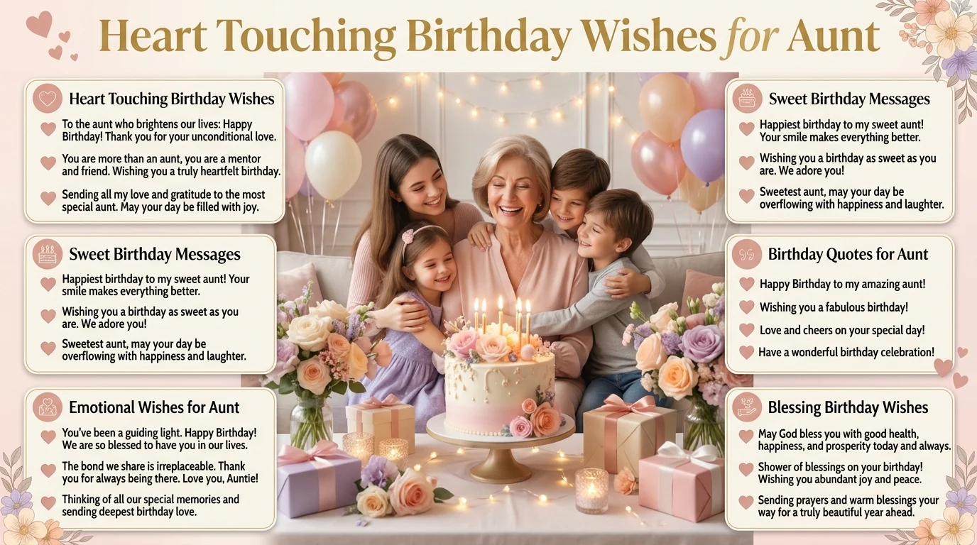 heart touching birthday wishes for aunt