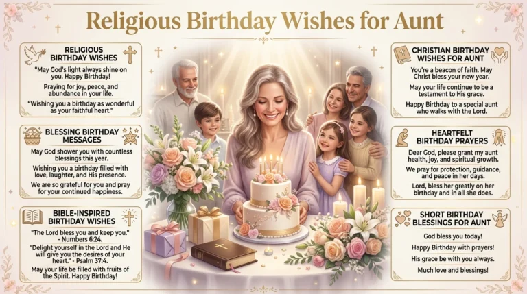 religious birthday wishes for aunt