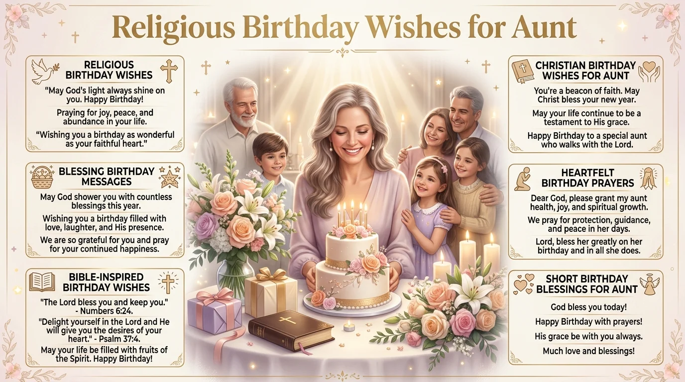 religious birthday wishes for aunt