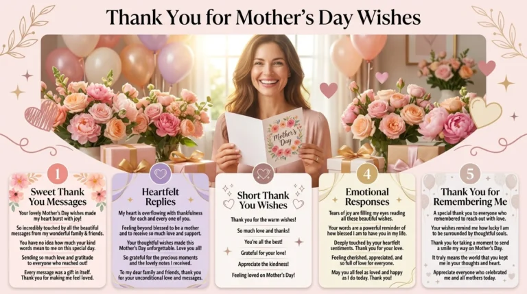 thank you for mother's day wishes