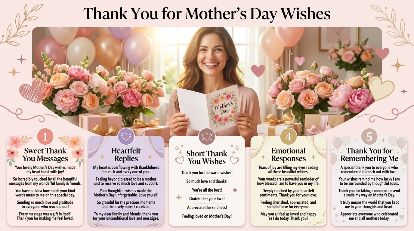 thank you for mother's day wishes
