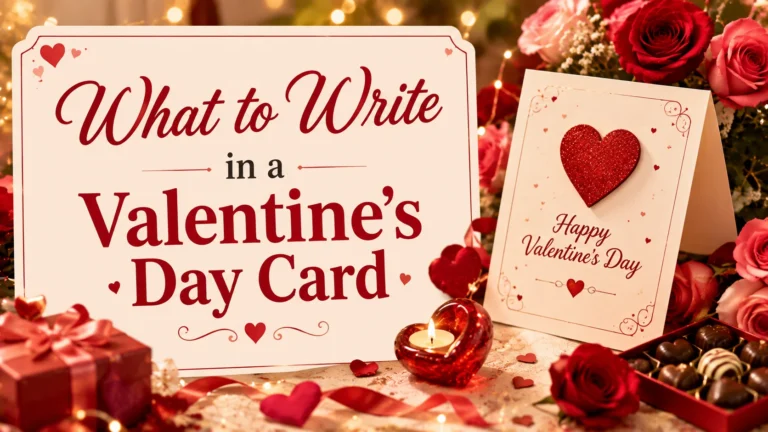 what to write in a valentines day card