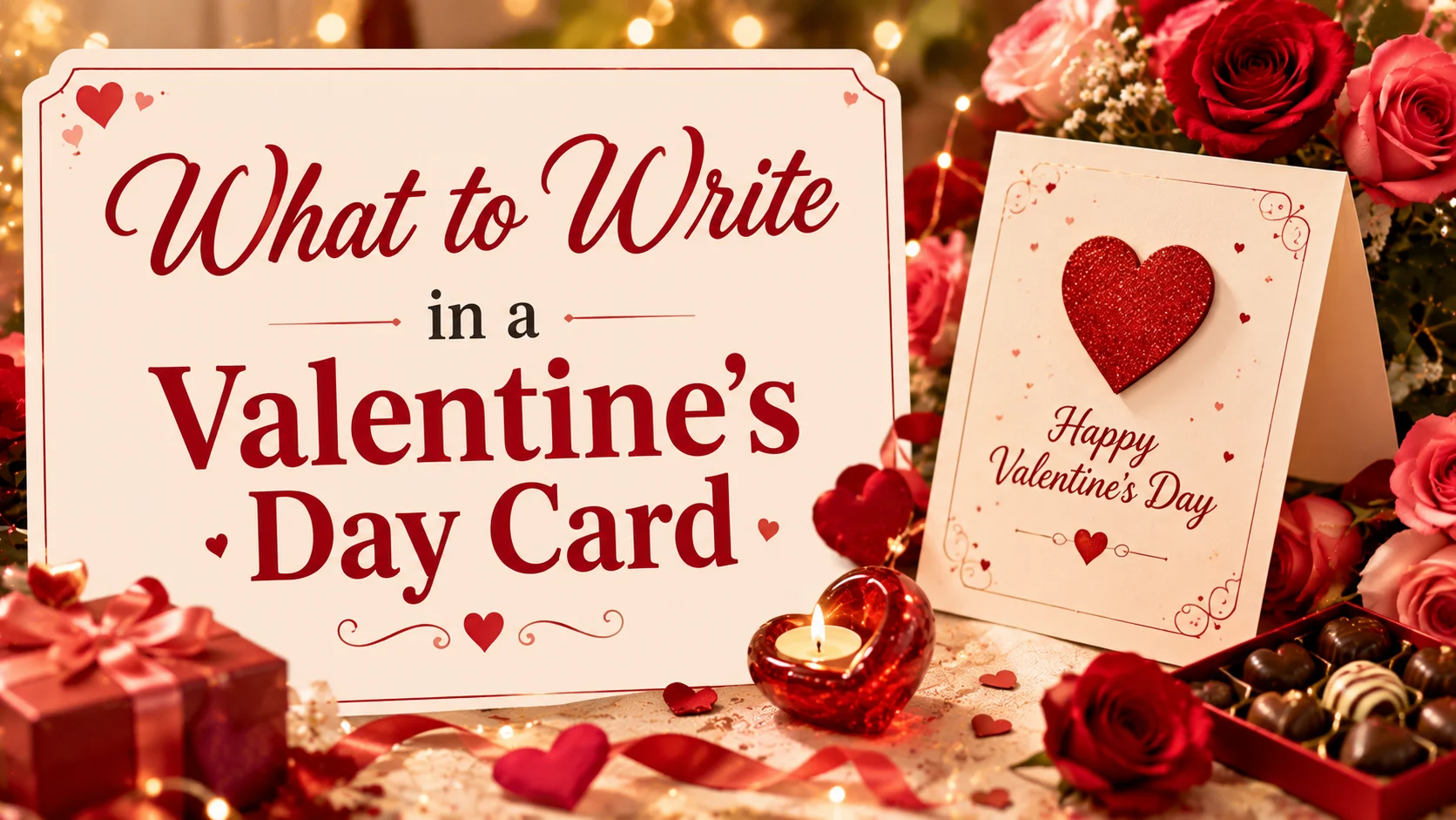 what to write in a valentines day card