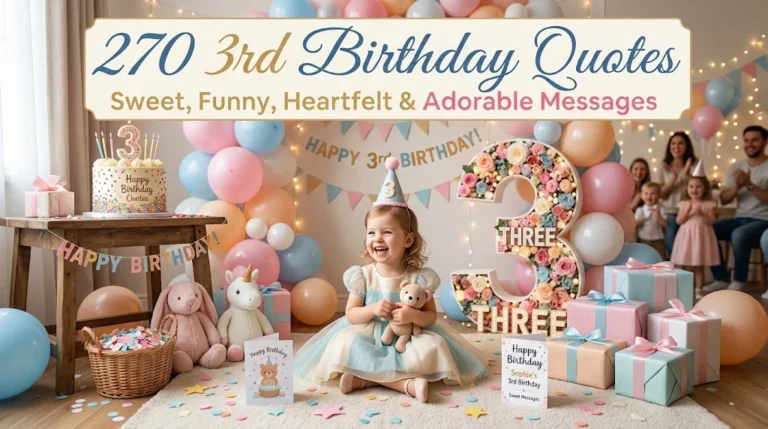 3rd birthday quotes