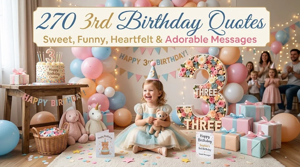 3rd birthday quotes