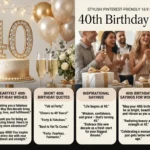 40th birthday sayings