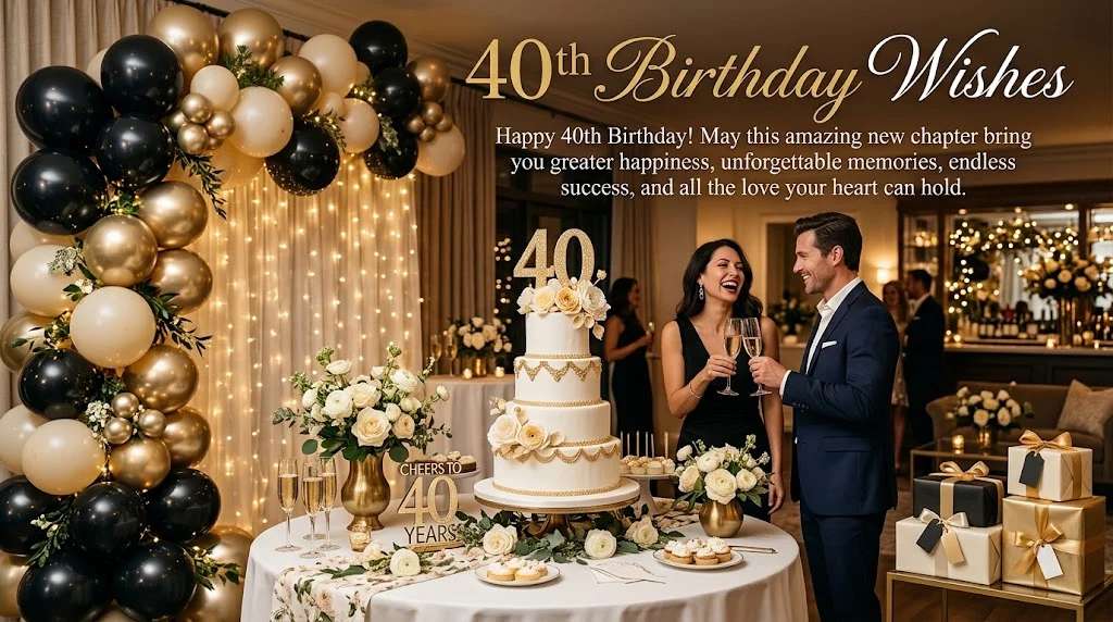 40th birthday wishes