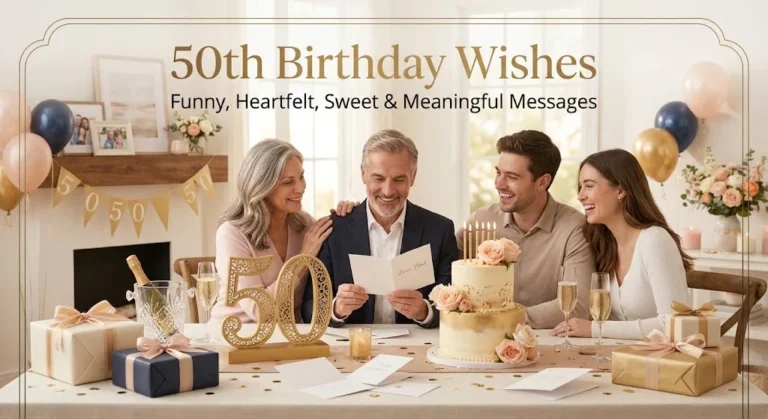 50th birthday wishes