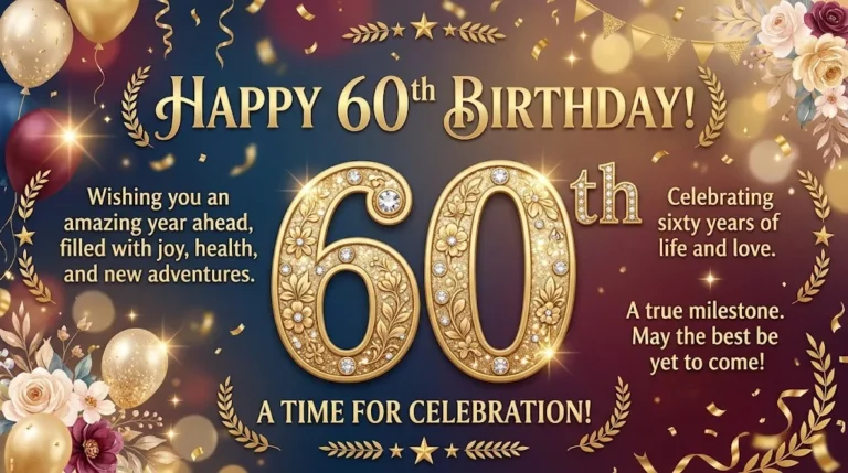 60th birthday wishes