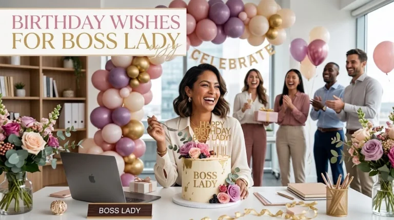 birthday wishes for boss lady