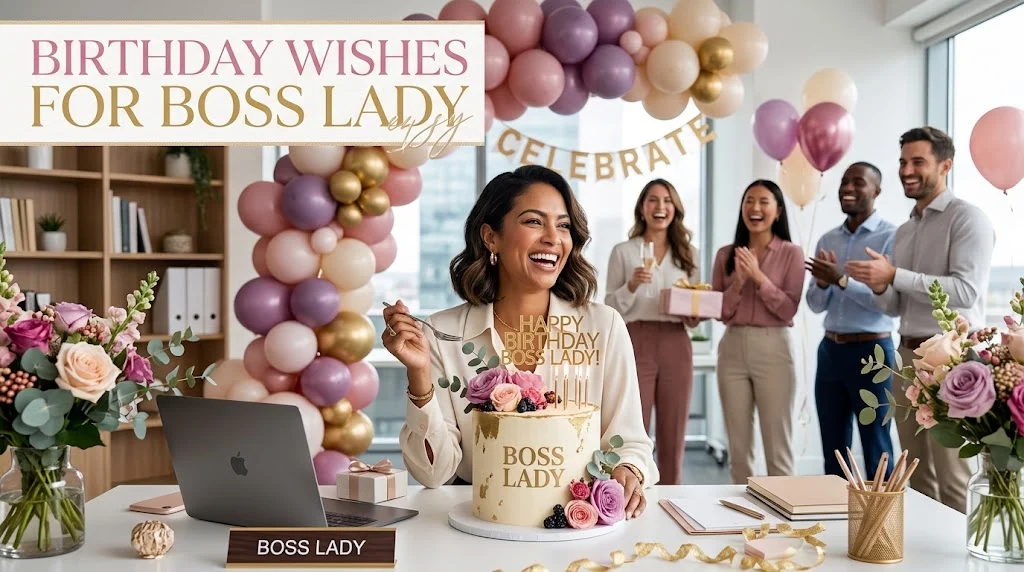 birthday wishes for boss lady