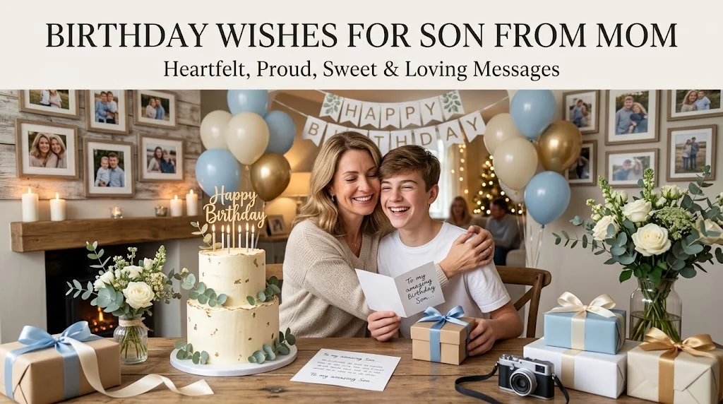 birthday wishes for son from mom