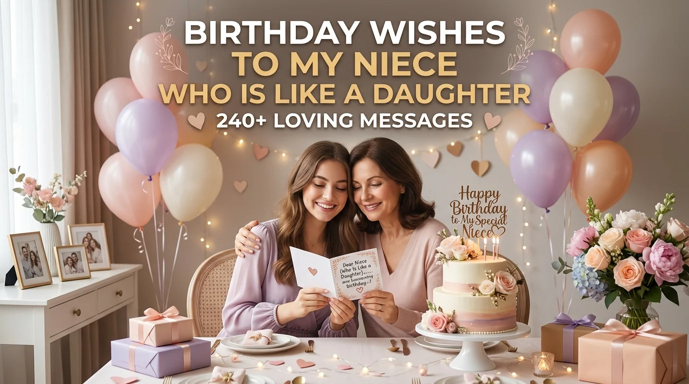 birthday wishes to my niece who is like a daughter