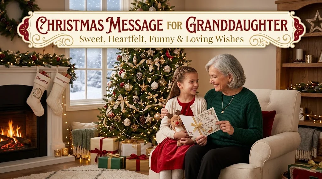 christmas message for granddaughter