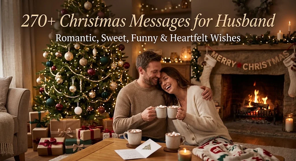 christmas message for husband