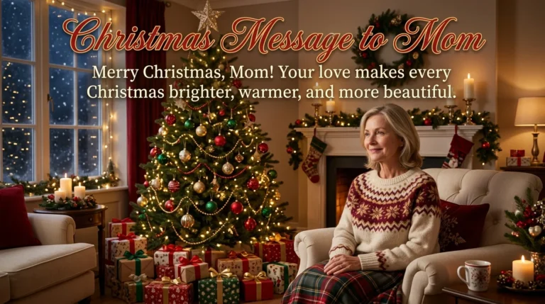 christmas message to mom