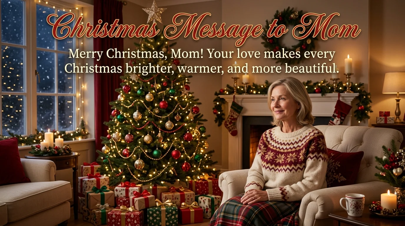 christmas message to mom
