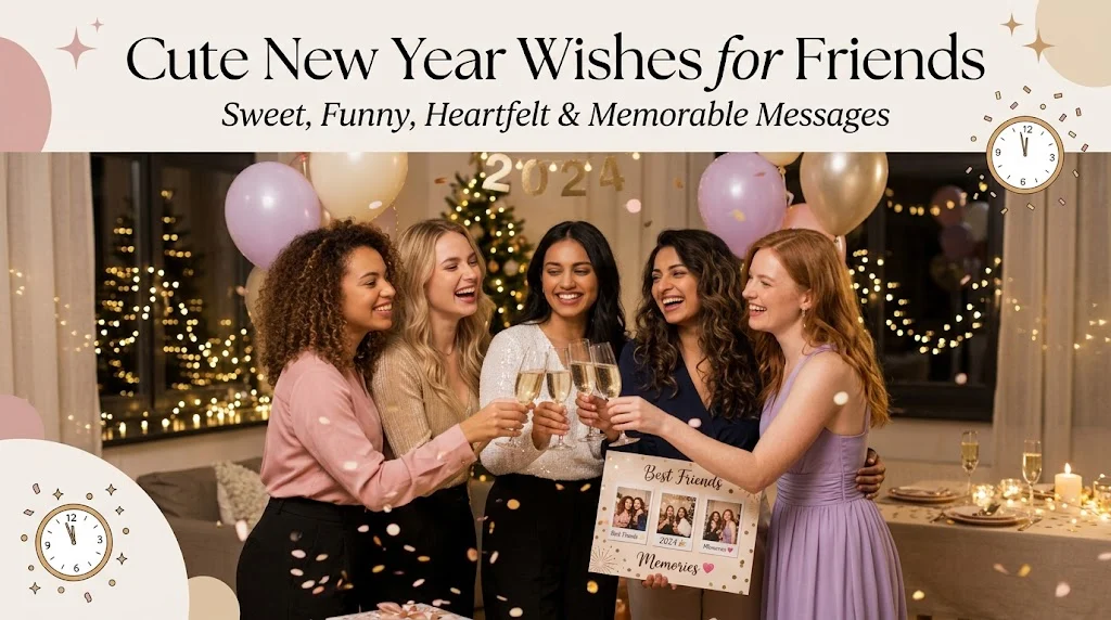 cute new year wishes for friends
