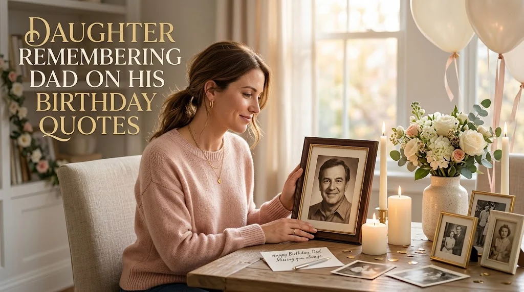 daughter remembering dad on his birthday quotes