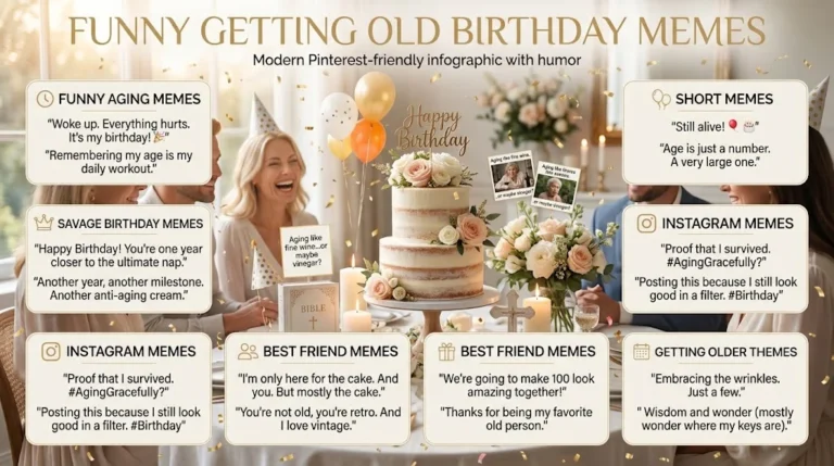 funny getting old birthday memes