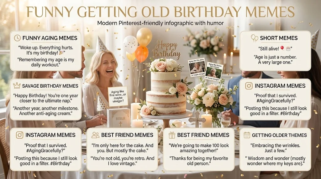 funny getting old birthday memes