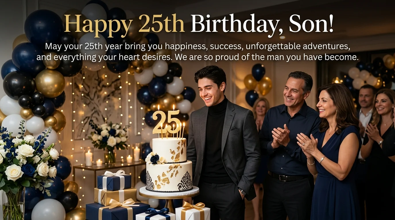 happy 25th birthday son