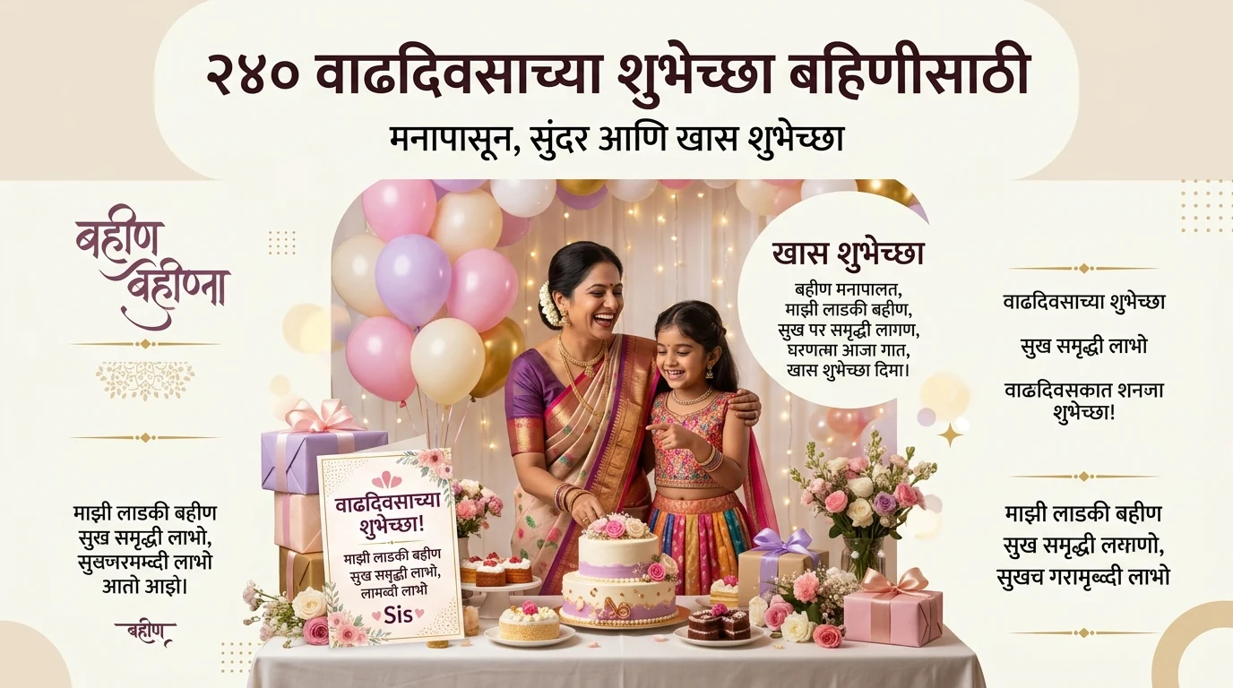 birthday wishes for sister in marathi