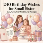birthday wishes for small sister