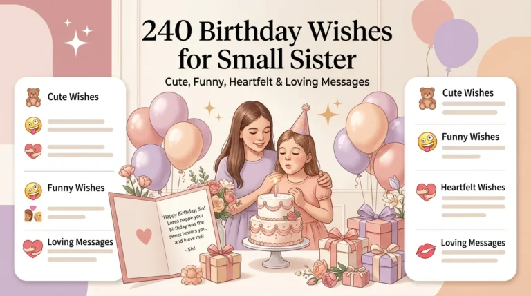 birthday wishes for small sister