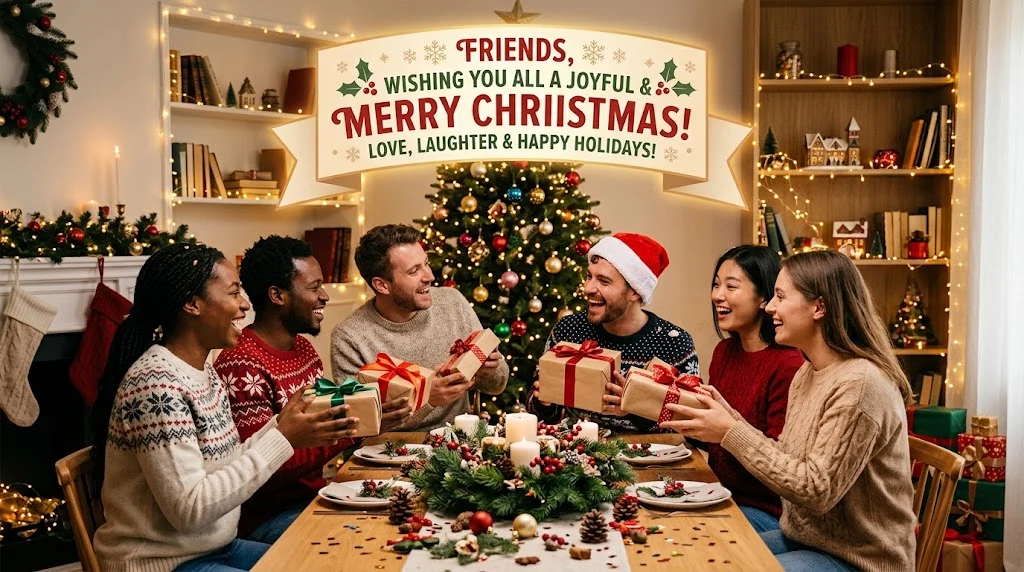 friends christmas wishes