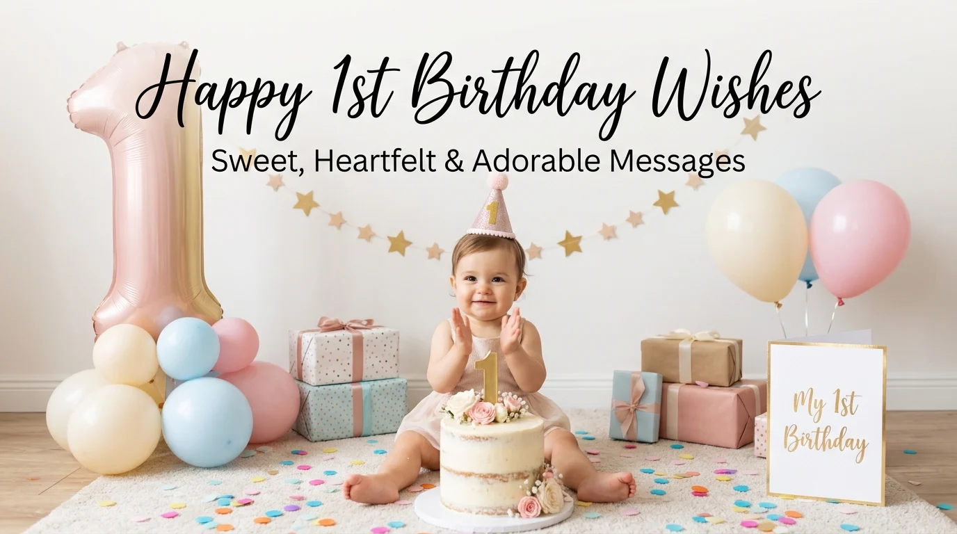 happy 1st birthday wishes