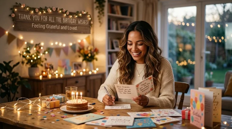 how to thank for birthday wishes