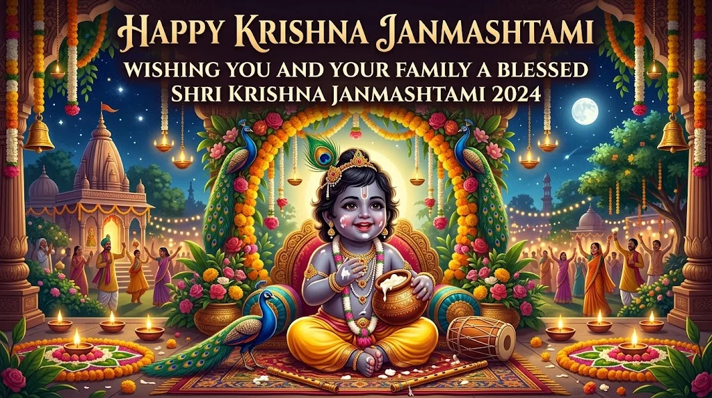 krishna janmashtami wishes